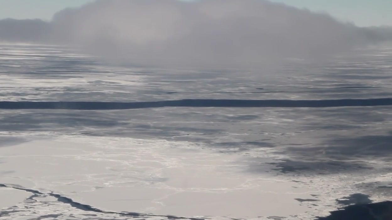 A polar landscape photographed by NASA Operation IceBridge, offered as environmental context for a founder perspective.